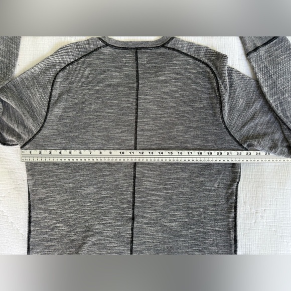 Jack Spade Warren Street Men’s Henley Large Gray Long Sleeve Shirt - Picture 5 of 5